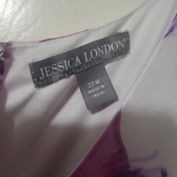 Jessica London Purple Maxi Dress - Picture 2 of 3